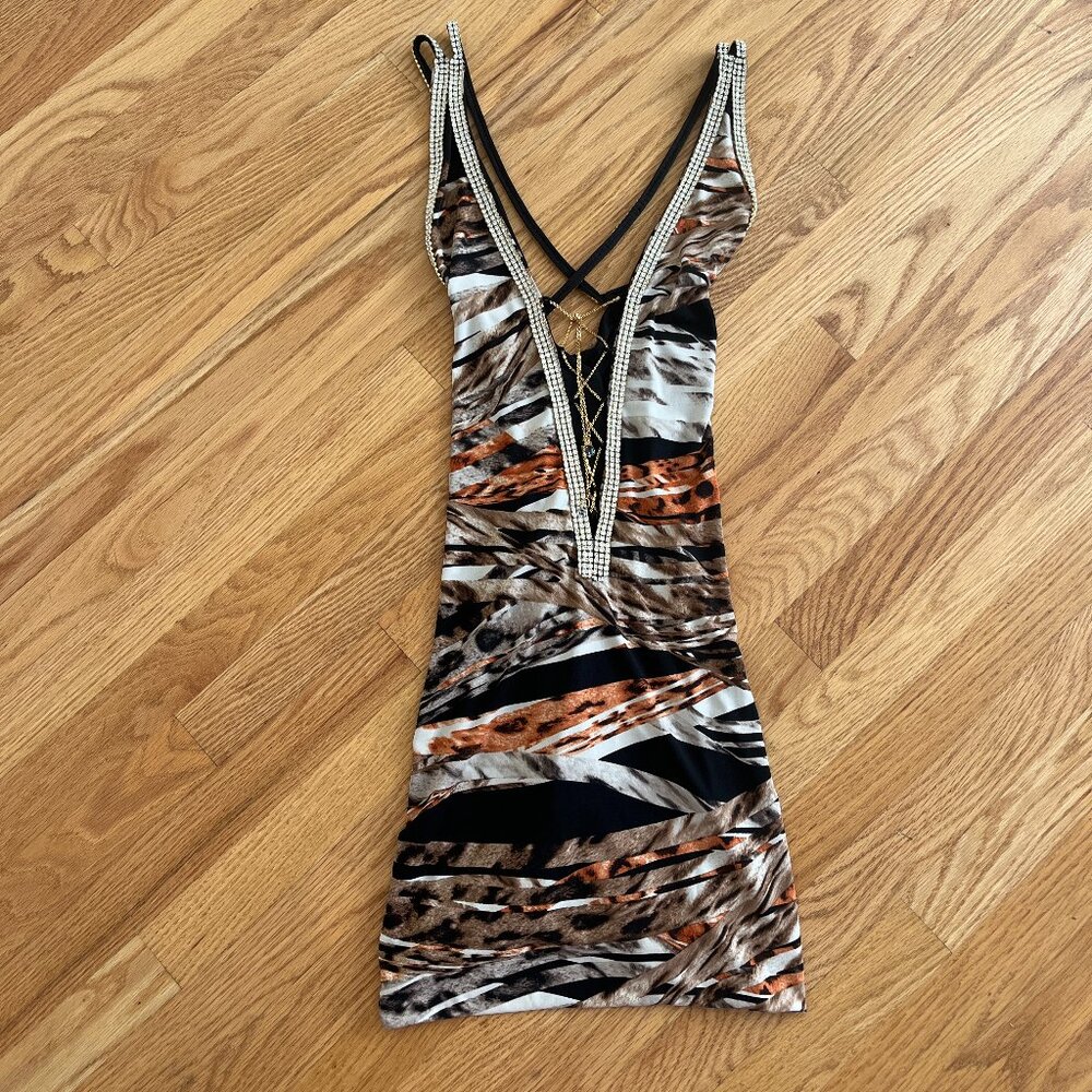 Vie Sauvage animal print dress